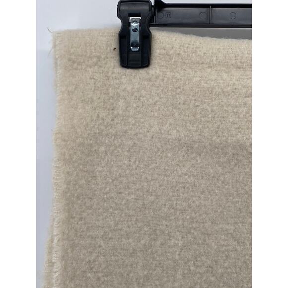 PRETTY SIMPLE Women's Beige-Orange-Black Autumn Spice Checkered Fringe Scarf - Picture 4 of 10